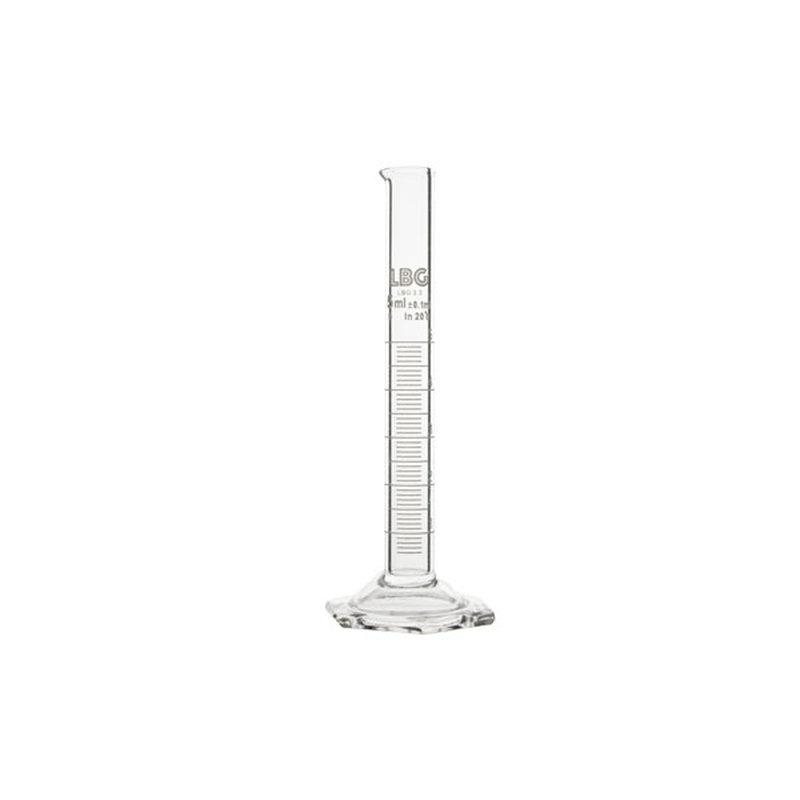 Probeta grad. base hex. clase B, 5 ml, LBG 3.3 - MCH3-005-001